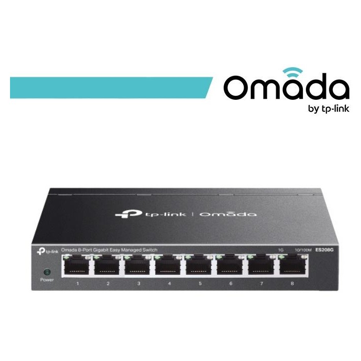 Omada 8-Port Gigabit Easy Managed Switch - ES208G