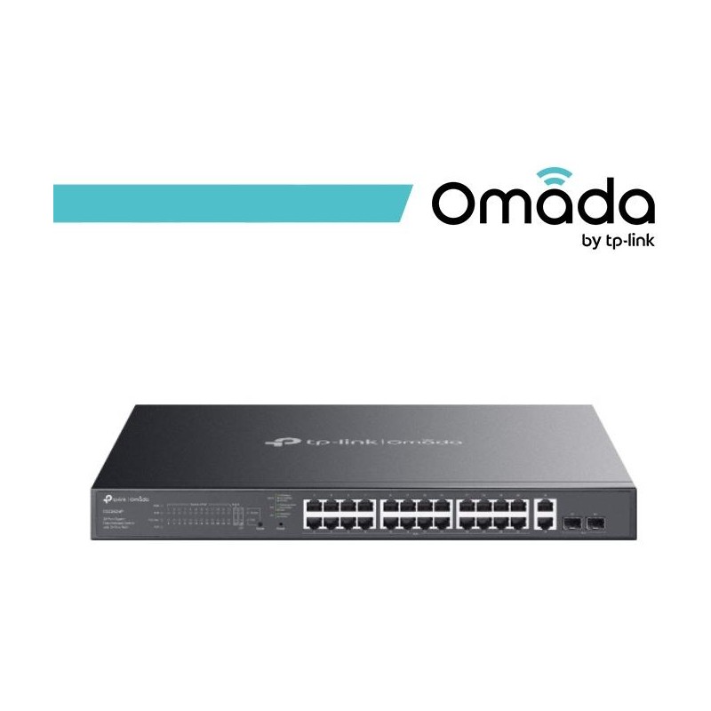 Omada 28-Port Gigabit Easy Managed Switch with 24-Port PoE+ - ES228GMP