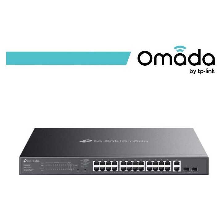Omada 28-Port Gigabit Easy Managed Switch with 24-Port PoE+ - ES228GMP