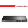 Mercusys 16-Port 10/100Mbps + 2-Port Gigabit Rackmount Switch - MS118CP