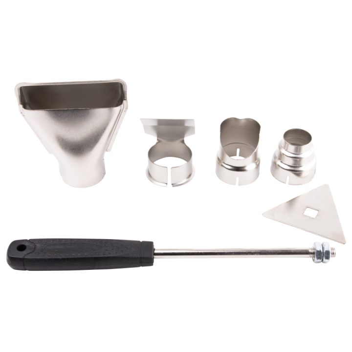 Pistola termica con custodia in plastica con 5 accessori  tracon  HLF-02    1000/2000W