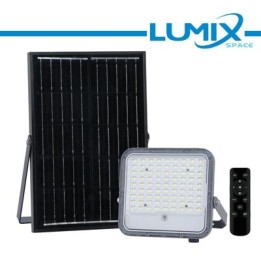 PROIETTORE SOLARE LED 3WHITE 50W + Crepuscolare