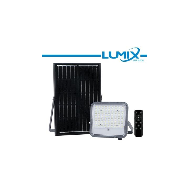 PROIETTORE SOLARE LED 3WHITE 100W + Crepuscolare