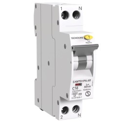 Magnetotermico Differenziale 6KA  1P+N  C   30mA  (0,03A)  1 modulo din COMTEC
