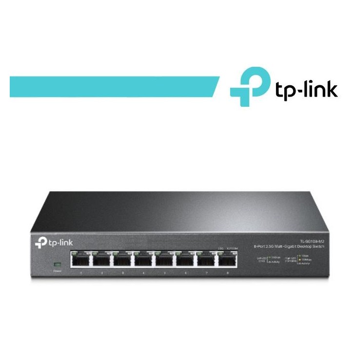 TP-Link Switch Desktop 8 Porte 2.5G - TL-SG108-M2