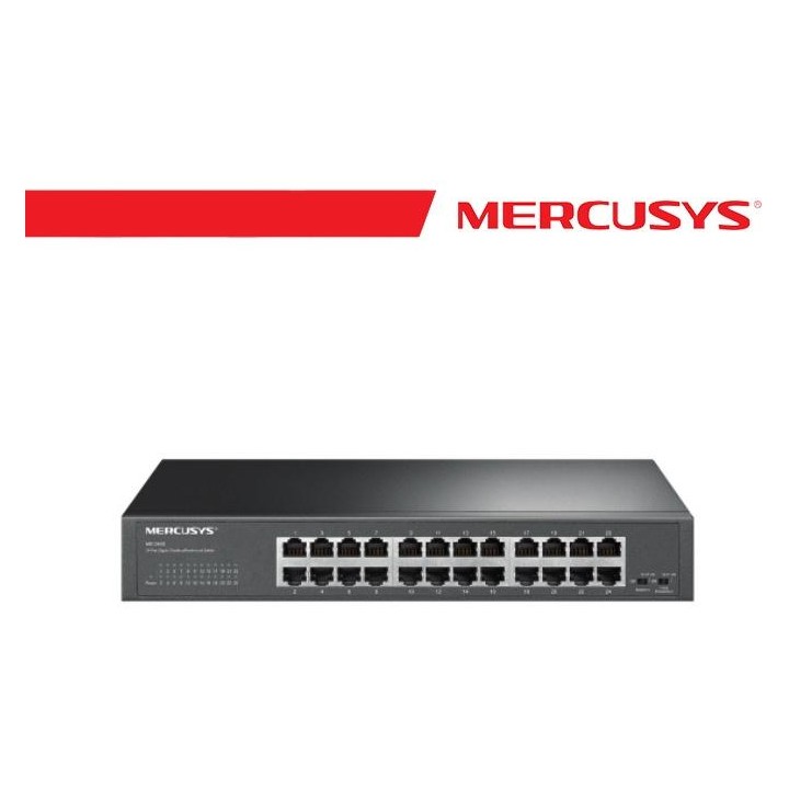 Mercusys 24-Port Gigabit Desktop/Rackmount Switch - MS124GS