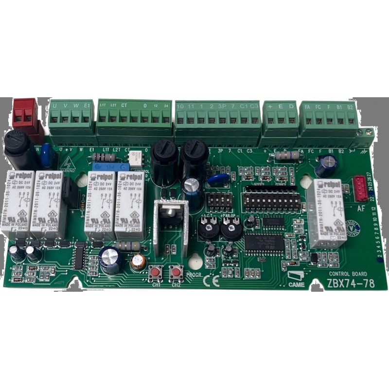 CAME ZBX74 - 78 (Originale  Nuova)  Ricambio scheda per motore scorrevole 230v
