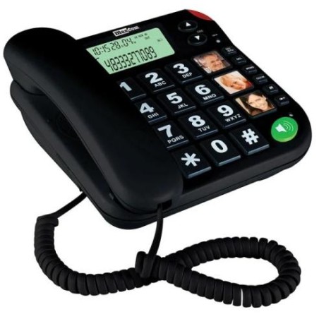 Telefono Fisso MAXCOM KXT480 Nero
