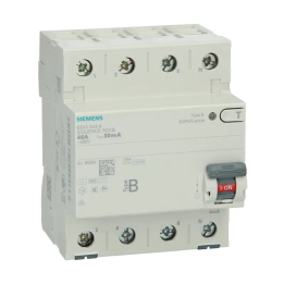( PROMO  )Interruttore differenziale 5SV3344-4  Tipo B , 4 Poli 40Amp, 30 mA 400 V 10KA