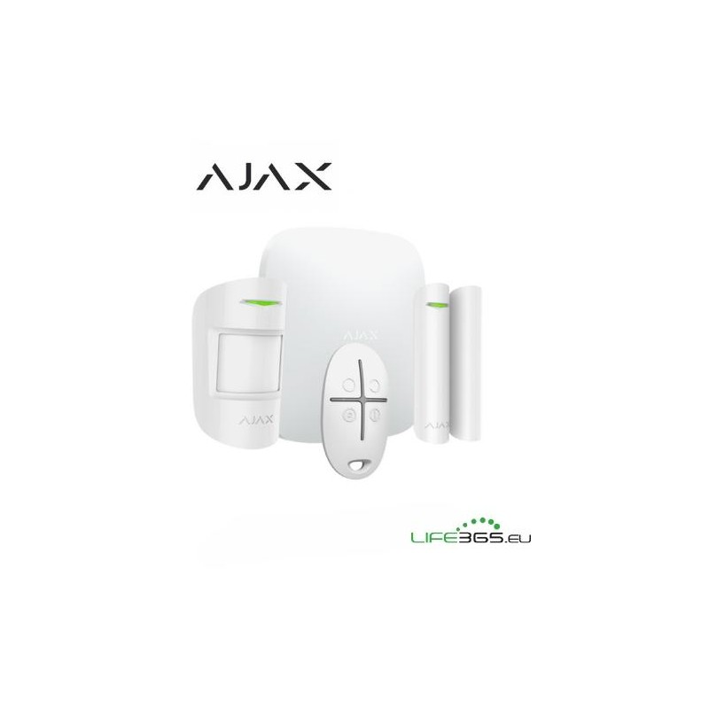 Ajax Kit di base 4G (StarterKit 4G) bianco + SIM AJAX DA  ATTIVARE INCLUSA