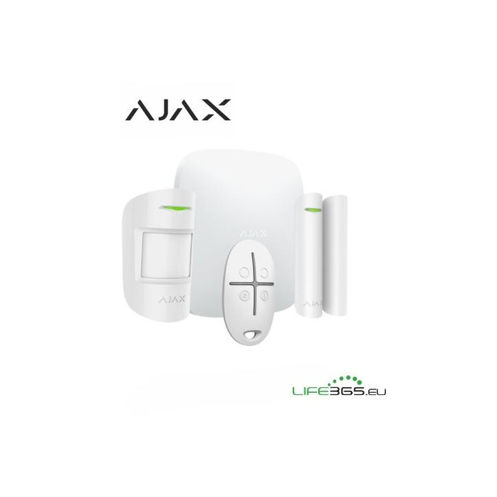 Ajax Kit di base 4G (StarterKit 4G) bianco + SIM AJAX DA  ATTIVARE INCLUSA