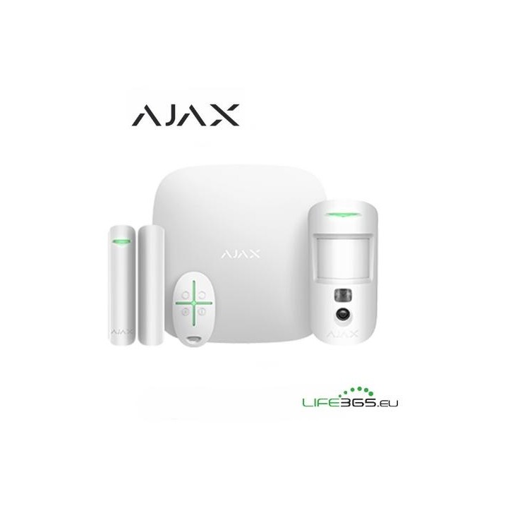 Ajax Kit di base con videocamera (StarterKit Cam) bianco