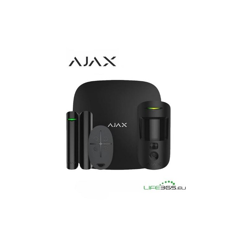 Ajax Kit di base con videocamera avanzato PLUS WI-FI (StarterKit Cam Plus) nero