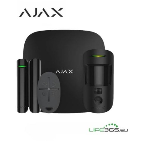 Ajax Kit di base con videocamera avanzato PLUS WI-FI (StarterKit Cam Plus) nero