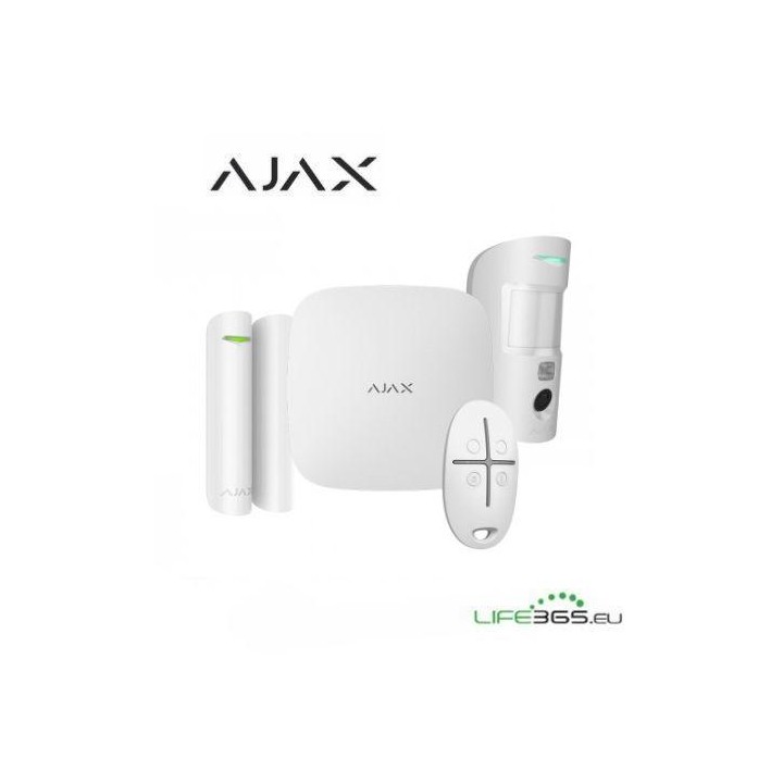 Ajax StarterKit Cam HDR white Wi-Fi / 2G / Ethernet
