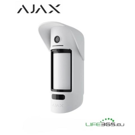 Ajax MotionCam da esterno con foto su richiesta (PhOD Jeweller) bianco