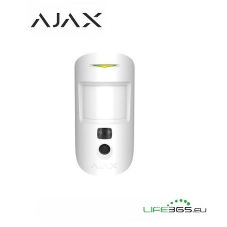 Ajax MotionCam con foto su richiesta (PhOD Jeweller) bianco