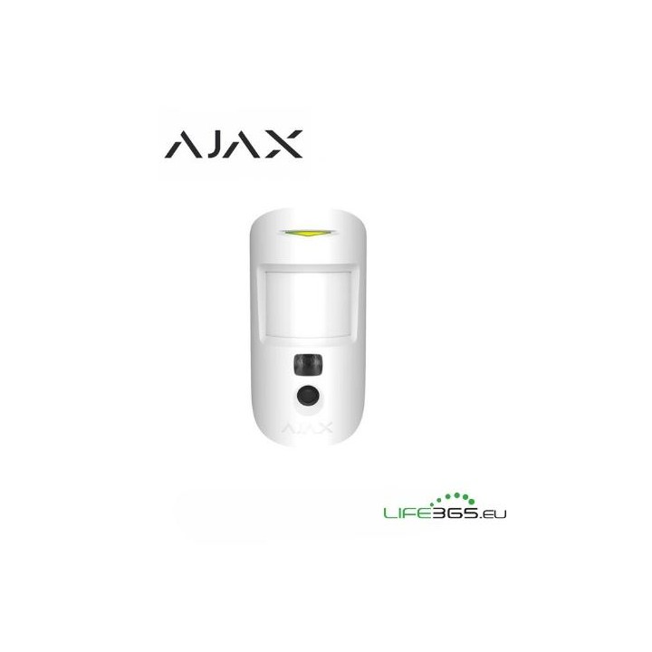 Ajax MotionCam con foto su richiesta (PhOD Jeweller) bianco