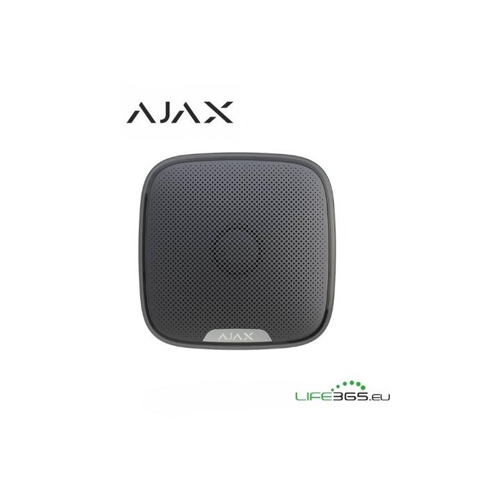 Ajax Sirena da esterno (StreetSiren) nero