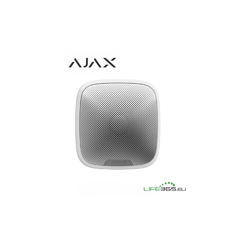 Ajax Sirena da esterno (StreetSiren) bianco