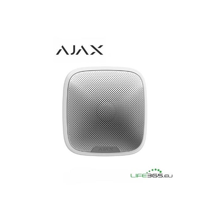 Ajax Sirena da esterno (StreetSiren) bianco