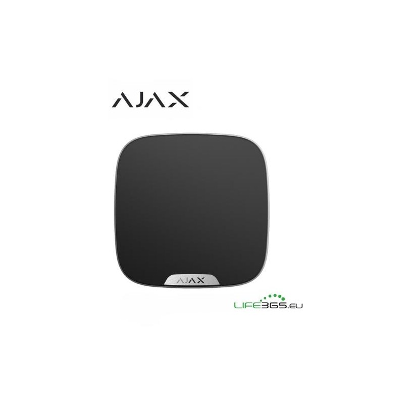 Ajax Sirena da esterno doppio pannello (StreetSiren DoubleDeck) nero