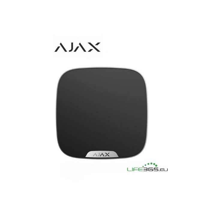 Ajax Sirena da esterno doppio pannello (StreetSiren DoubleDeck) nero