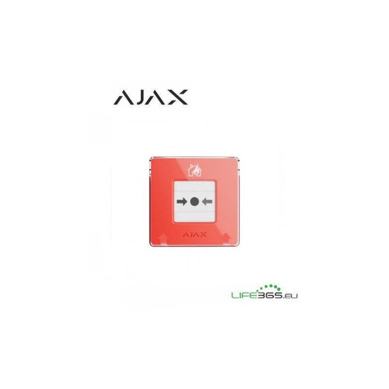 Ajax EN54 Manual Call Point - Pulsante manuale antincendio (Rosso)