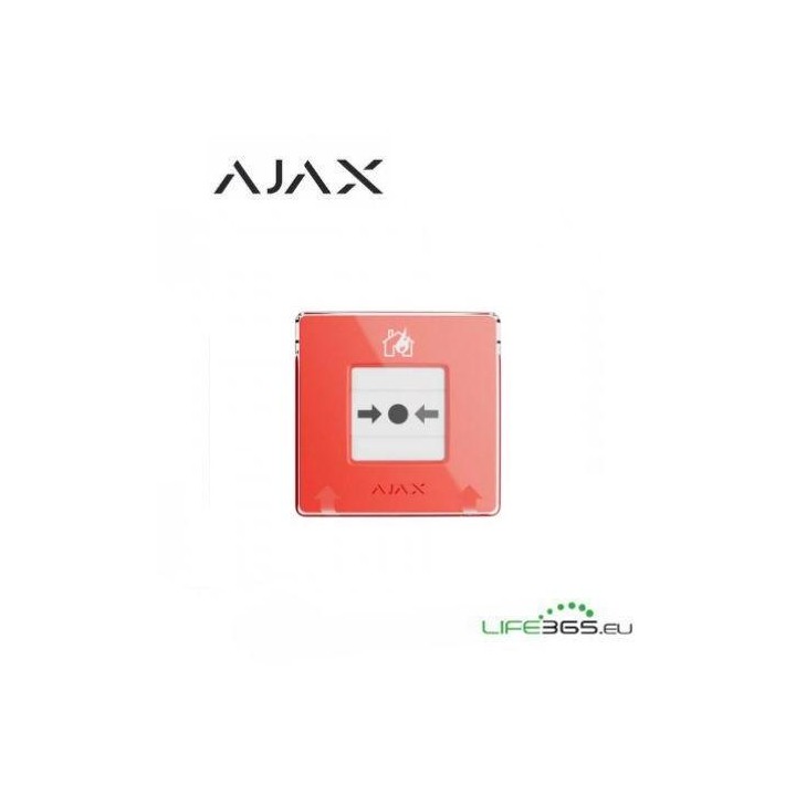 Ajax EN54 Manual Call Point - Pulsante manuale antincendio (Rosso)