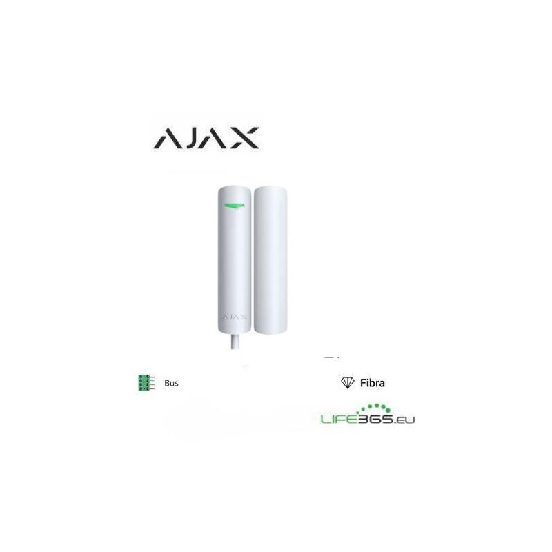 Ajax Superior DoorProtect Plus Fibra - Rilevatore porte&finestre magnetico bianc