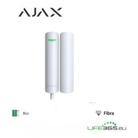 Ajax Superior DoorProtect Plus Fibra - Rilevatore porte&finestre magnetico bianc