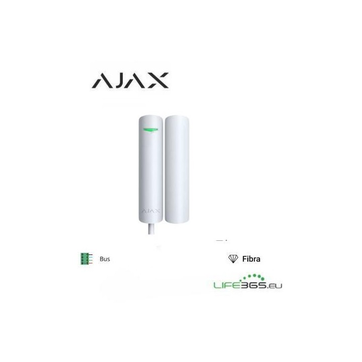 Ajax Superior DoorProtect Plus Fibra - Rilevatore porte&finestre magnetico bianc