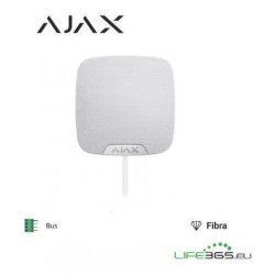 Ajax Superior HomeSiren Fibra white - Sirena da interno bianca