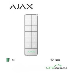 Ajax Superior Keypad Outdoor Fibra - Tastiera cablata outdoor bianco
