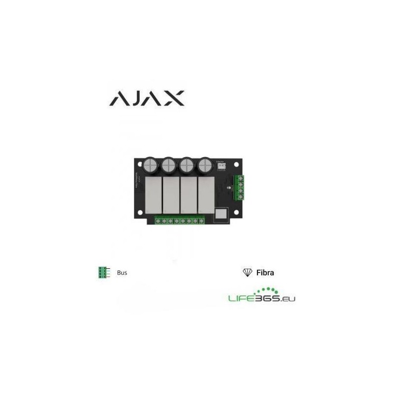 Ajax Superior MultiRelay Fibra - Modulo relè a quattro canali