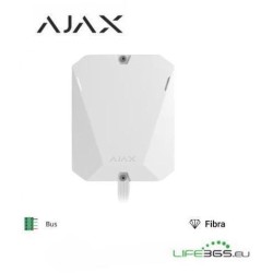 Ajax Superior MultiTransmitter Fibra white - Modulo cablato per integrare rilev