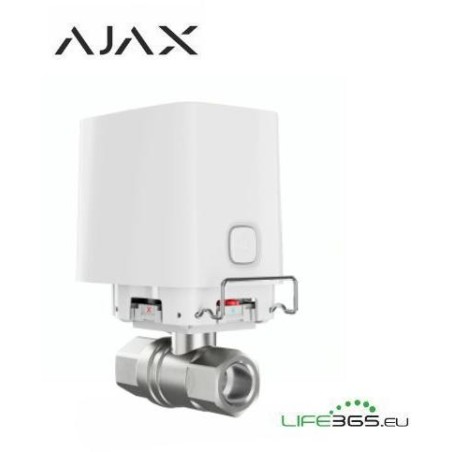 Ajax Valvola Smart wireless per interruzione Acqua [filettatura 3/4] bianca