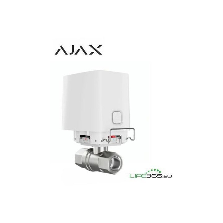 Ajax Valvola Smart wireless per interruzione Acqua [filettatura 3/4] bianca