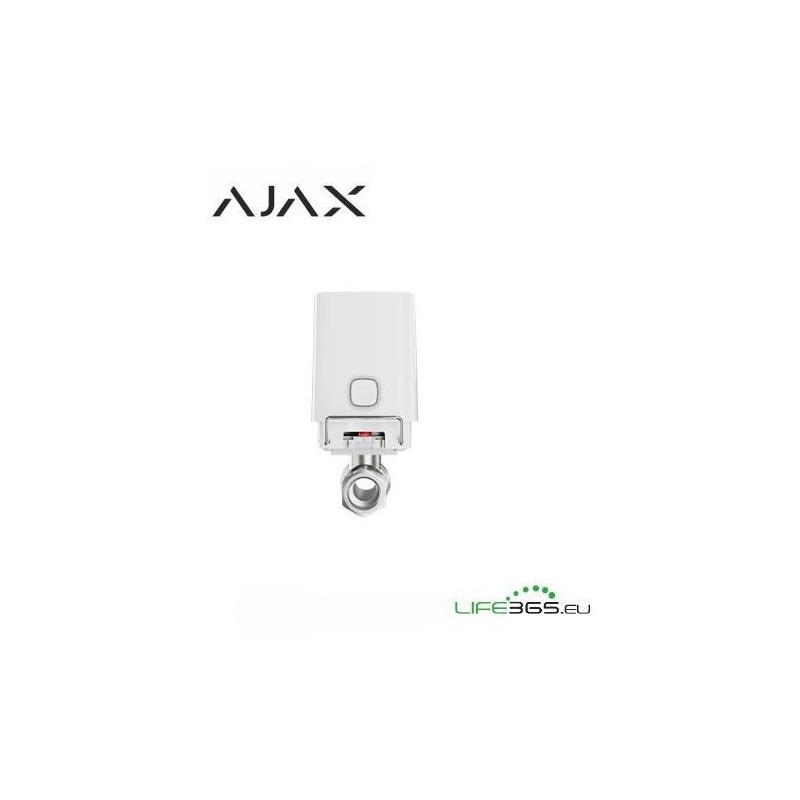 Ajax Valvola Smart wireless per interruzione Acqua [filettatura 1/2] bianca