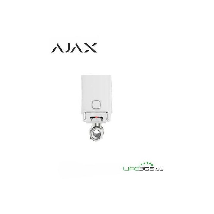 Ajax Valvola Smart wireless per interruzione Acqua [filettatura 1/2] bianca