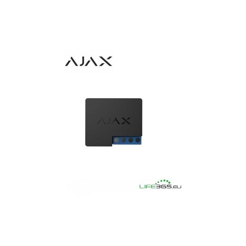 Ajax WallSwitch Relè di potenza per controllo remoto alimentazione AC nero