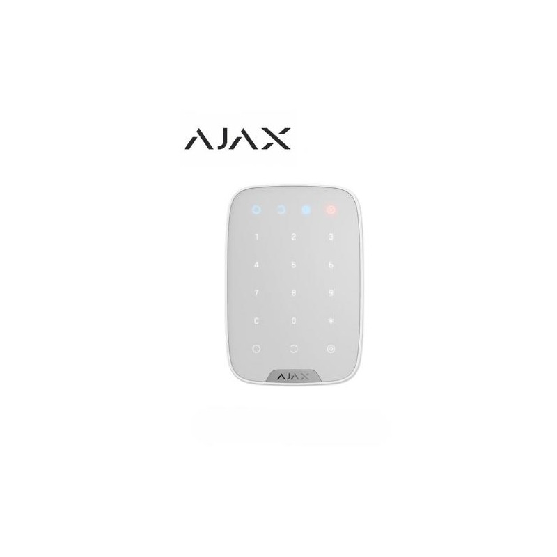 Ajax Tastierino avanzato (Keypad Plus) bianco