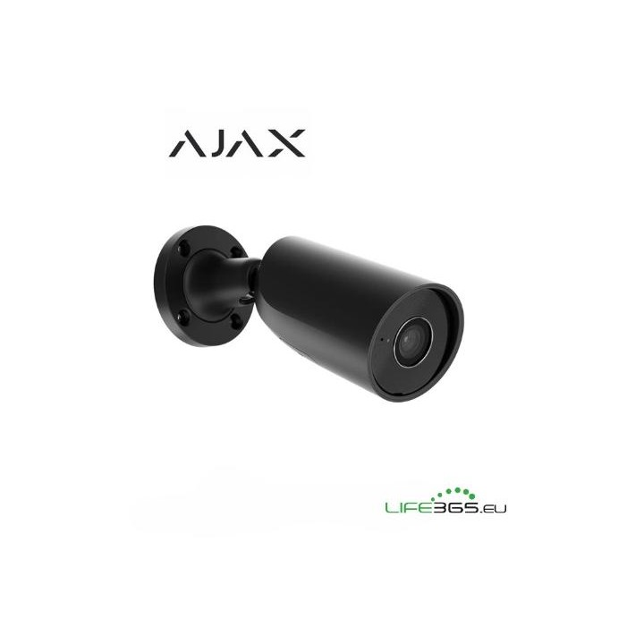 Ajax Telecamera Bullet IP PoE (BulletCam) (5 Mp/2.8 mm) nero