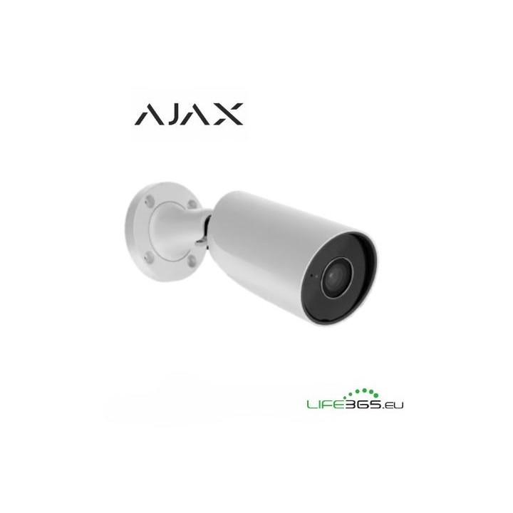 Ajax Telecamera Bullet IP PoE (BulletCam) (5 Mp/2.8 mm) bianco