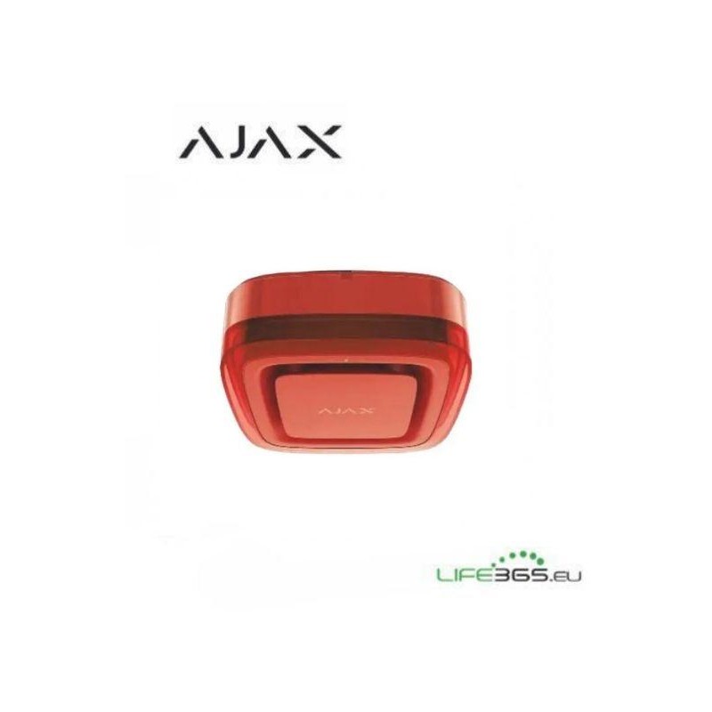 Ajax EN54 FireProtect (Sounder/VAD) red - Allarme Acustico e Visivo