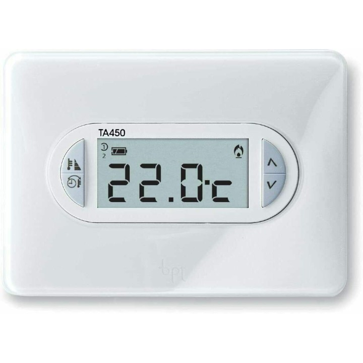 TERMOSTATO DIGITALE PARETE BPT TA/450 69400020 ( alimentazione batteria )