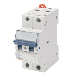 GW92027 INTERRUTTORE MAGNETOTERMICO 1P+N CURVA C 16A 6KA - MTA60 2 MODULI
