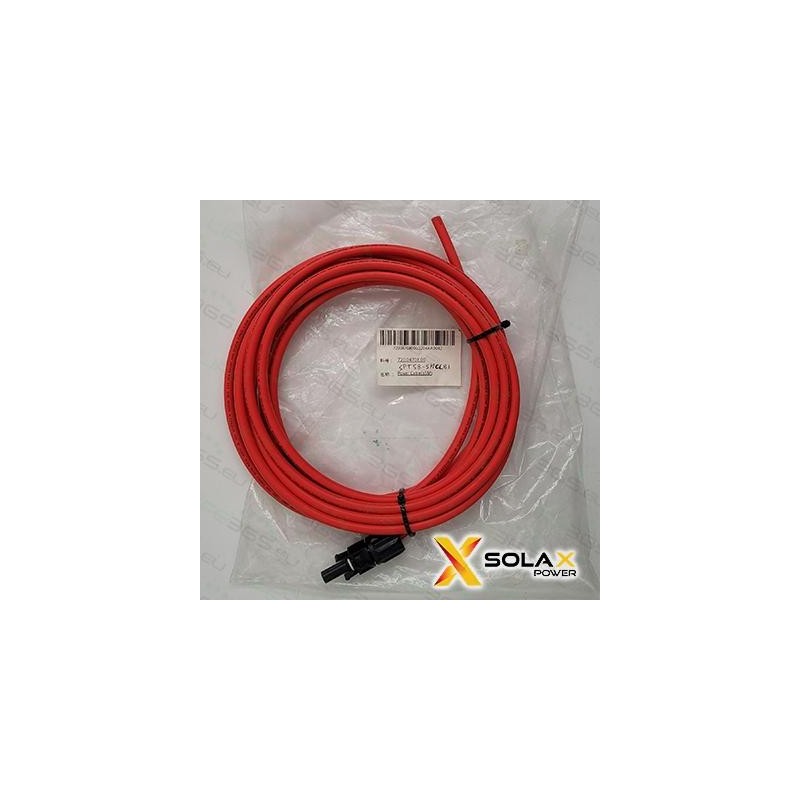 Cavo alimentazione BATTERIA INVERTER positivo(A) 5m