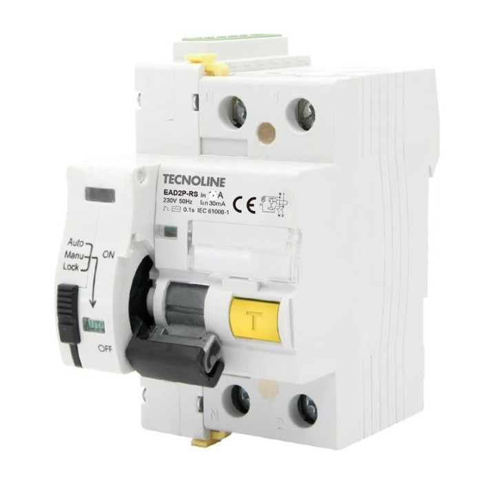 RIARMO AUTOMATICO STOP E GO Differenziale  TIPO A   2P  gamma 25 o  40amp   30mA   EAD2P-RS-2P  restart stop & go