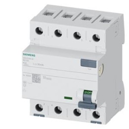 ( PROMO) Interruttore differenziale 5SV3344-6  Tipo A ,  4 Poli  40Amp,  30 mA 400 V 10KA